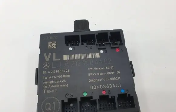 Mercedes-Benz E W212 Door control unit/module A2129004402 A2128203926 A2129028001