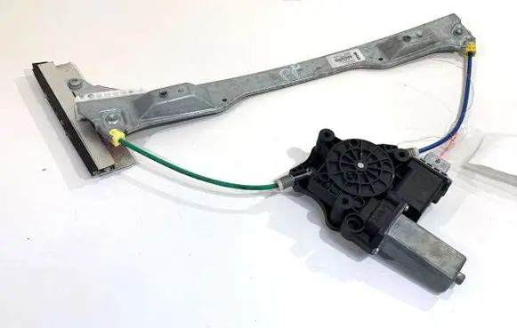 Opel Corsa E Front door window regulator with motor 13447039