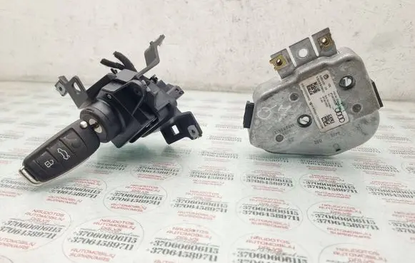 Audi Q7 4L Engine ECU kit and lock set 4F0909131 4F0905852B