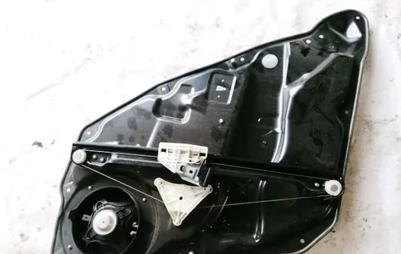 Sliding door window regulator with motor