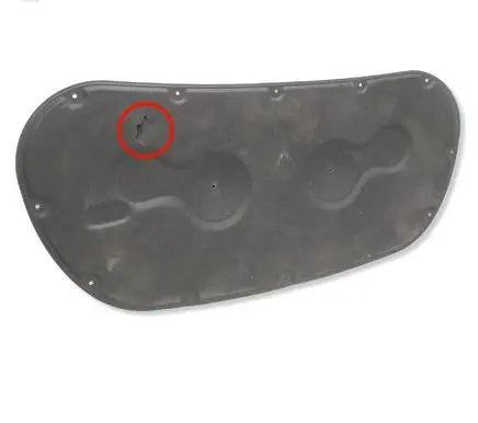 KIA Xceed Engine bonnet/hood sound/heat insulation 81124J7000