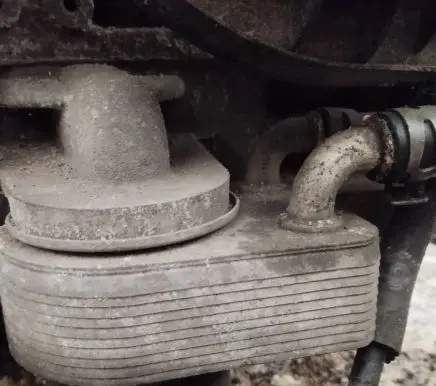 Engine oil radiator
