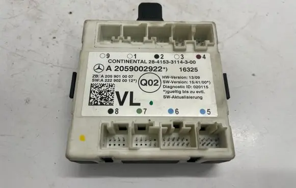 Mercedes-Benz GLC X253 C253 Door control unit/module A2059002922