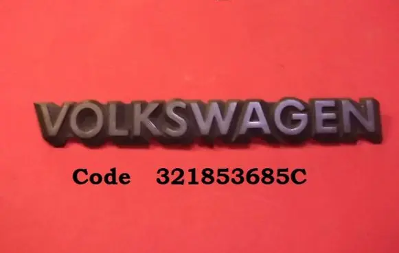 Volkswagen Jetta II Manufacturers badge/model letters 321853685C