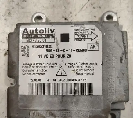 Peugeot 607 Airbag control unit/module 9659531880