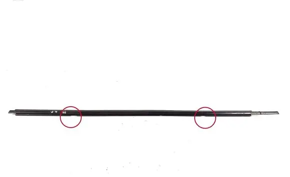 Toyota RAV 4 (XA20) Front door glass trim molding 75712-42040