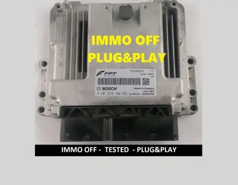 Fiat Ducato Engine control unit/module ECU 55249926 0281019154