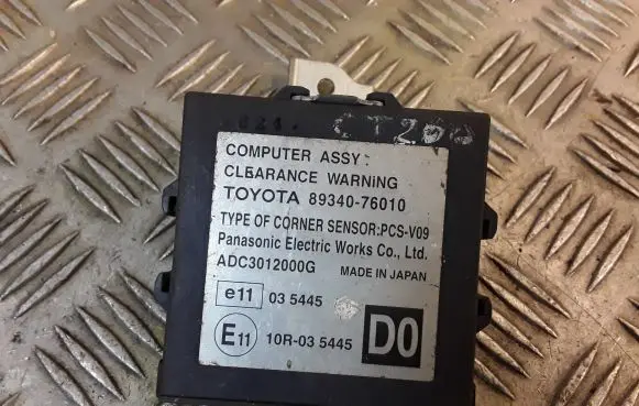 Lexus CT 200H Parking PDC control unit/module 8934076010
