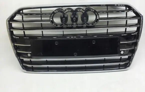 Audi A6 C7 Front bumper upper radiator grill 4G0853651AE