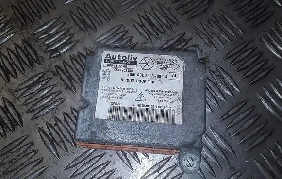 Peugeot 206 CC Airbag control unit/module 600237200 9644903480