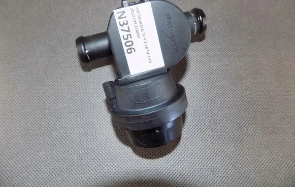Coolant heater control valve