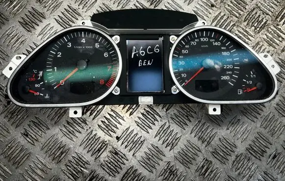 Audi A6 S6 C6 4F Speedometer (instrument cluster) 4F0920900K 4F0910900A 503000730102