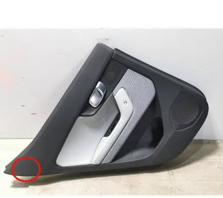 Polestar 2 Rear door card panel trim 31689762 31696443 31696450