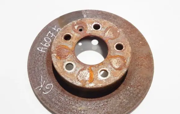 Opel Meriva B Rear brake disc neventiliuojamas