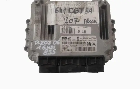 Peugeot 207 Engine control unit/module ECU 9661004480