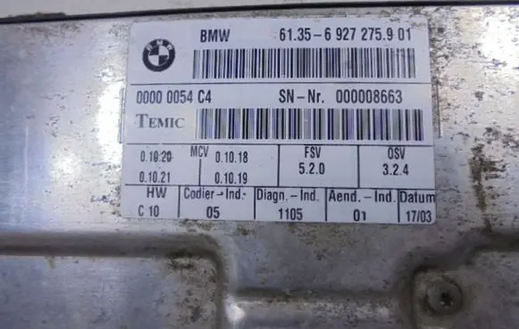 BMW 5 E60 E61 Other control units/modules 613592727590