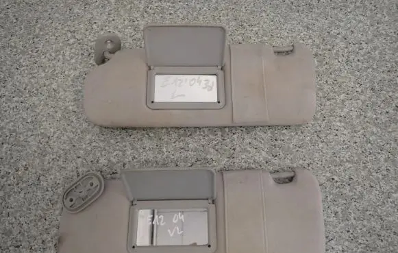 Toyota Corolla E120 E130 Sun visor