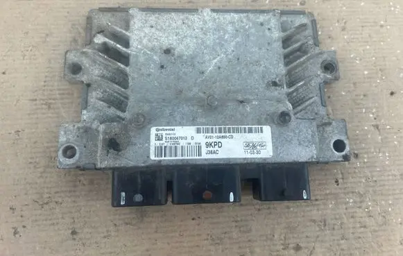 Ford Fiesta Engine control unit/module AV2112A650CD S180047012D 9KPD