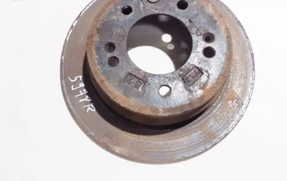 KIA Ceed Rear brake disc neventiliuojamas