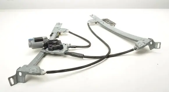 Opel Tigra B Front door window regulator with motor 93163589
