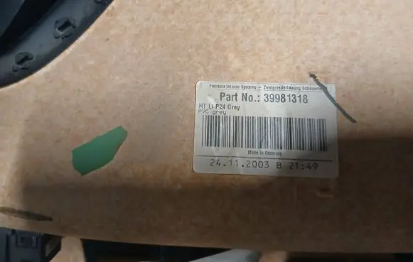 Volvo S60 Rear door card panel trim 39981318