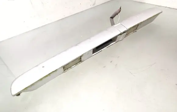 Trunk door license plate light bar