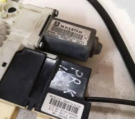 Citroen C5 Front door window regulator with motor 9681597380