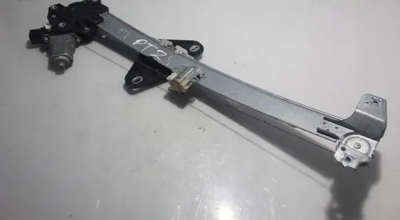 Rear window lifting mechanism without motor