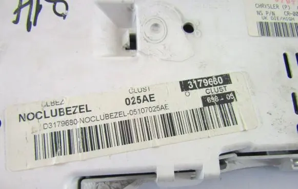 Jeep Patriot Speedometer (instrument cluster) 3179680