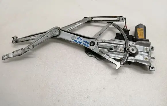 Opel Astra G Front door window regulator with motor 90521881 119950200