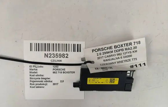 Porsche Boxster 982 Aerial antenna amplifier L009070Z6