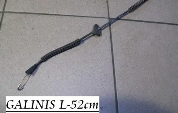 Rear door cable line