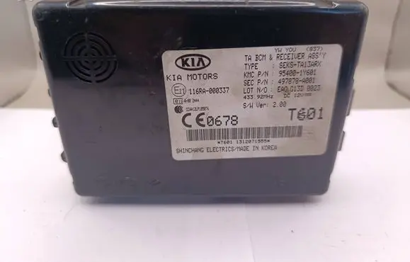 KIA Picanto BSM Control unit 954001Y601 SEXSTA13ARX 116RA000337