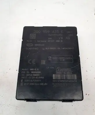 Volkswagen Tiguan Keyless (KESSY) go control unit/module 3Q0959435E 00036000 5ZA011460