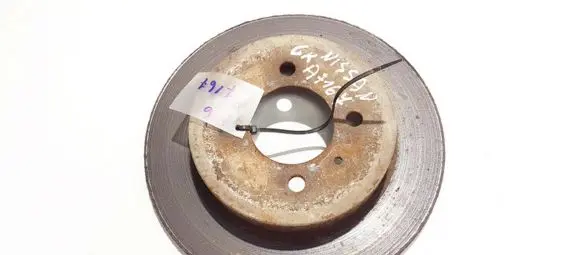 Nissan Almera Rear brake disc neventiliuojamas