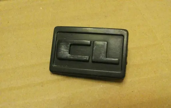Volkswagen Golf II Fender model badge letters 191853688A