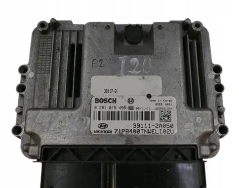 Hyundai i20 (PB PBT) Engine control unit/module 0281015496