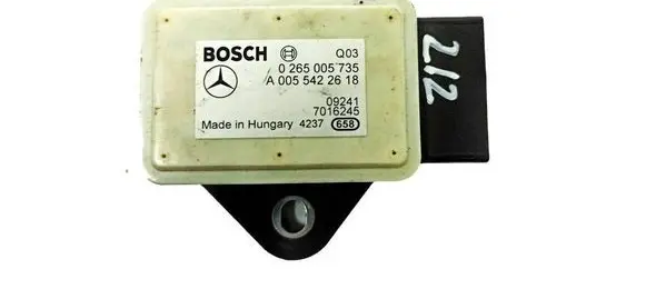 Mercedes-Benz E W212 ESP acceleration yaw rate sensor A0055422618 1275100759 0265005735