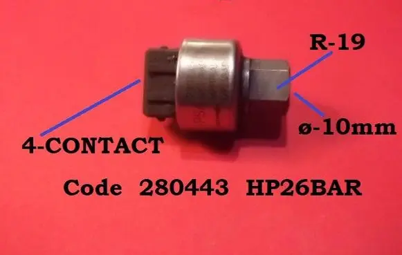 Citroen ZX Air conditioning (A/C) pressure sensor 280443 HP26BAR