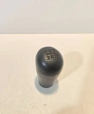 Gear lever shifter trim leather/knob