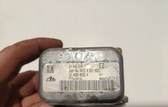 Opel Astra H ESP acceleration yaw rate sensor 24448214 FY74J04T4L 10098505024