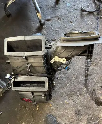 Interior heater climate box assembly