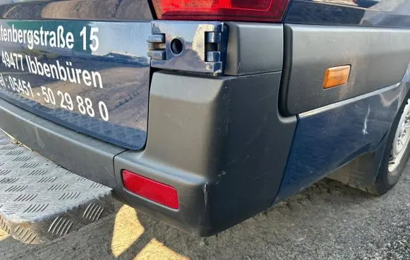 Rear bumper corner part panel trim
