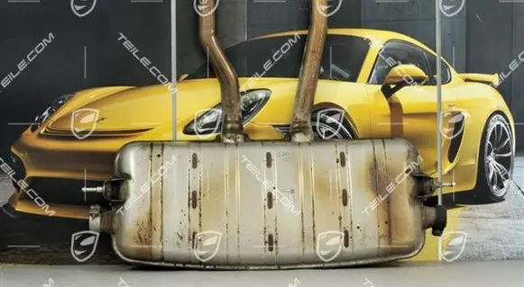 Porsche Cayenne (92A) Rear muffler/silencer tail pipe 95811191011