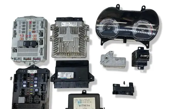 Jaguar XF X250 Engine ECU kit and lock set 8X2Q12A650KAF 6G9119G481AK 8X2T14B476AD