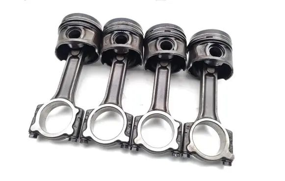 Piston with connecting rod