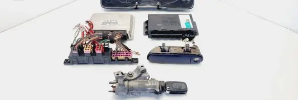 Audi A6 S6 C5 4B Engine ECU kit and lock set 3B0907552J 0261206122 4B0919860P