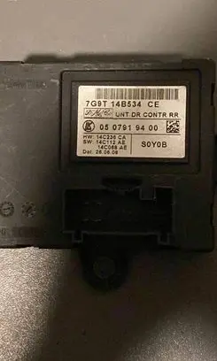 Volvo XC60 Door control unit/module 7G9T14B534CE 0507919400