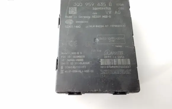 Volkswagen PASSAT B8 Keyless (KESSY) go control unit/module 3Q0959435B