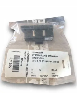 Audi A1 Seat heating switch 8X0959674A